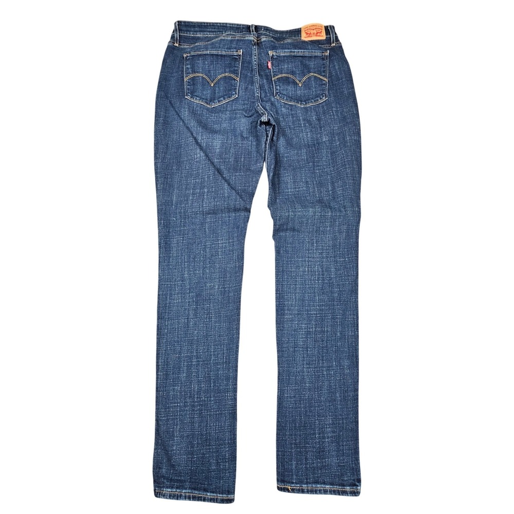 Levi's 721 High Rise Skinny Jeans Women 34x32 Blue Story Stretch Dark Wash Denim - Picture 7 of 13